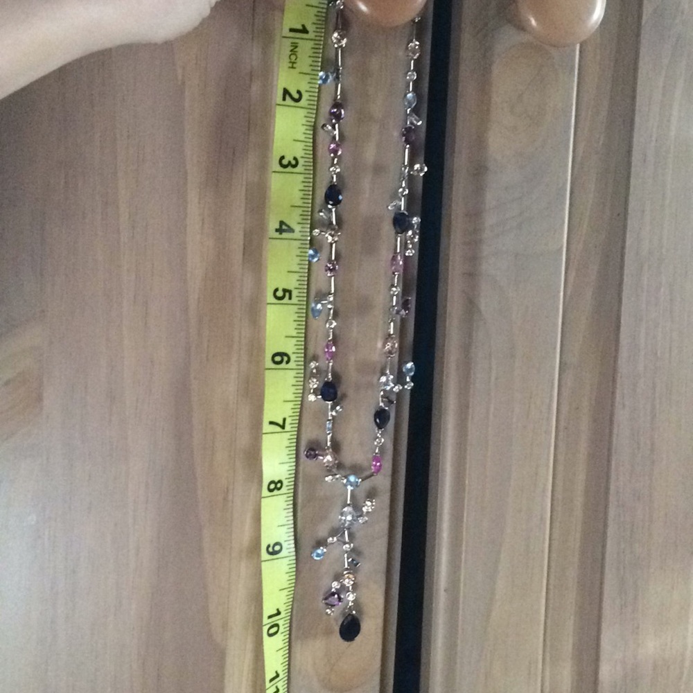 Beautiful multi gem silver necklace - Picture 5 of 5